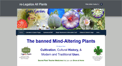 Desktop Screenshot of legalizeallplants.com